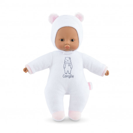 Mon doudou Corolle - Sweet heart white bear 12"