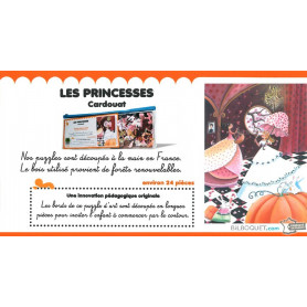 Puzzle d'art en bois Les princesses (Marie Cardouat)