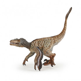 Dinosaure Vélociraptor à plumes - Figurine Papo