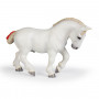 Percheron blanc - Figurine Papo