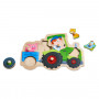 Clutching Puzzle Jolly Tractor Ride - Haba
