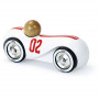 White Vintage Streamline Car