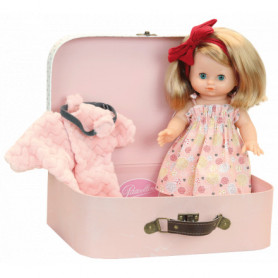 Calinette doll 28 cm "Elsa" in case - 7 accessories