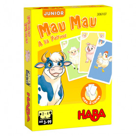 Jeu de cartes Mau Mau junior À la ferme