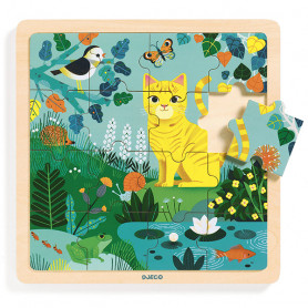 Puzzlo Lily - Puzzle en bois 16 pièces