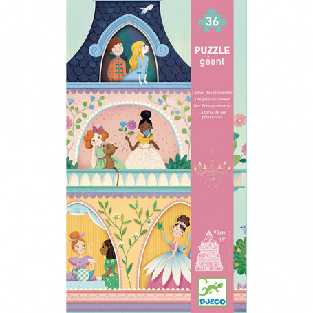 The princess tower - Giant 36 piece puzzle