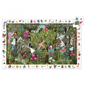 Jeux au jardin - Puzzle observation 100 pièces