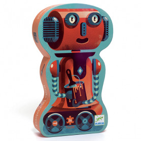 Bob le robot - Puzzle silhouette 36 pièces