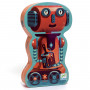 Bob le robot - Puzzle silhouette 36 pièces