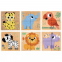 Wild & Co - 4 piece wooden puzzle cube