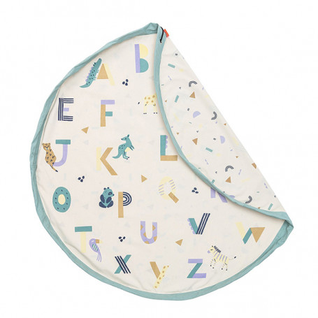 Sac à jouets & Tapis de jeux 2 en 1- Alphabet Animal