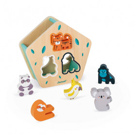 Animal Shapes Wooden Sorting Box - In Partnership with WWF