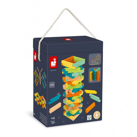 Construction Set (wooden) - 60 pieces