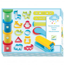 Modeling Dough - 4 tubs and 21 tools