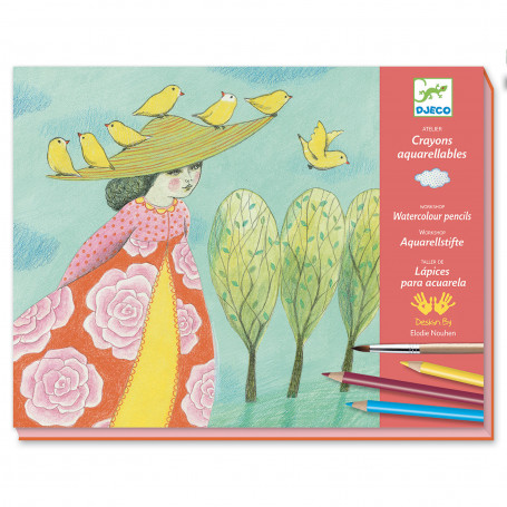 Crayons aquarellables - Echappées belles 8-14ans