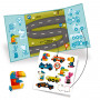 Repositionable stickers Cars - Small gifts