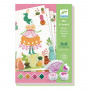Flowers Girls Stamps