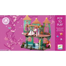 Château des merveilles en carton POP'N PLAY