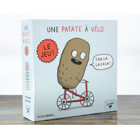 Jeu une patate à vélo