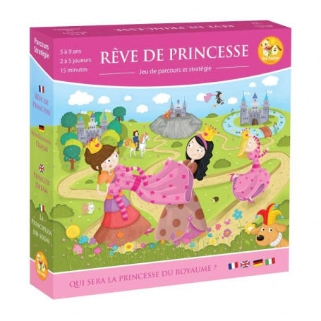 Rêve de princesse - jeu de parcours et de stratégie