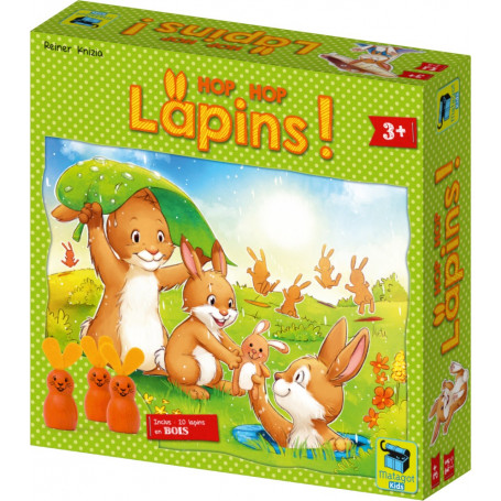 Hop Hop Lapins ! Jeu de dés pour les petits