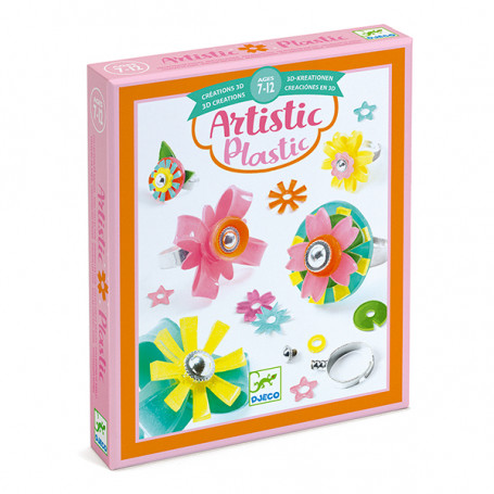 Plastique magique Collection de bagues Artistic Plastic - Djeco