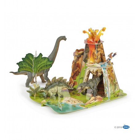 The land of dinosaurs Cardboard-based