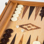Backgammon 30x20cm chêne et noyer