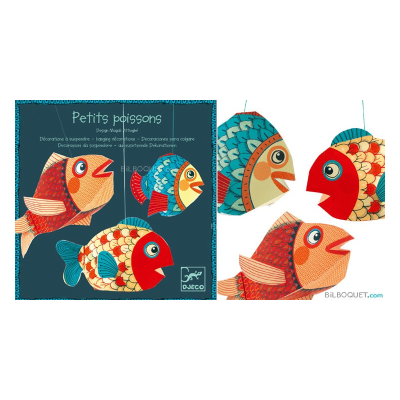 Lot De 4 Décorations à Suspendre Papeta