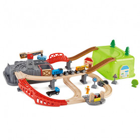 Le circuit de train de montagne en bois, Tender Leaf Toys, Jouets et  peluches, Enfants