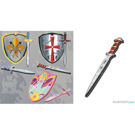 Dague médiévale Roi - Armes et accessoires en mousse