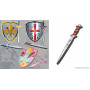 Dague médiévale Roi - Armes et accessoires en mousse