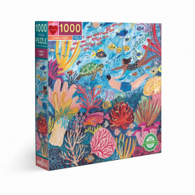 Puzzle 1000 pièces Coral reef - Eeboo