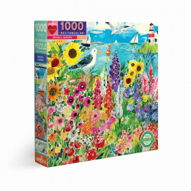 Puzzle 1000 pièces jardin au bord de la mer - Eeboo