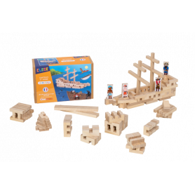 Jeu de construction en bois Bateau