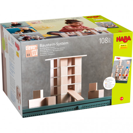 Building Block System 108 pièces Clever-up 3.0 - Haba