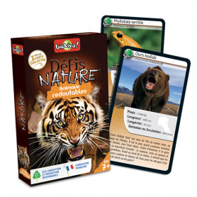 Fearsome animals - Nature challenges - Card game