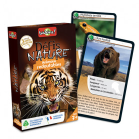 Animaux redoutables - Défis Nature - Jeu de cartes