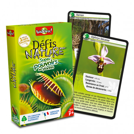Super power of plants - Nature challenges - Card game