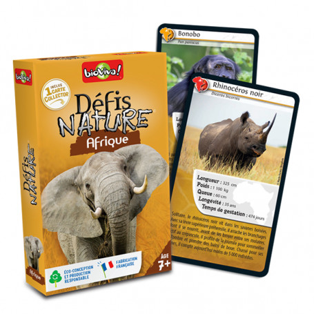 Africa - Défis Nature - Card game