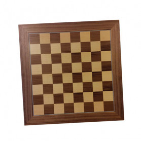 Chess board 46cm walnut-maple