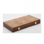 Foldable backgammon 38 cm (elm burl wood)