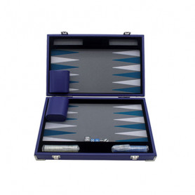 Backgammon Prestige blue 30cm