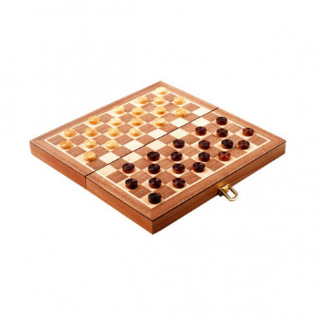 Foldable French Checkers Set