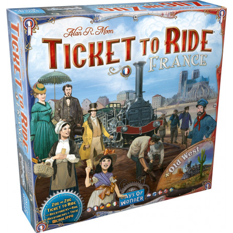 Ticket to ride France + Old West Expansion