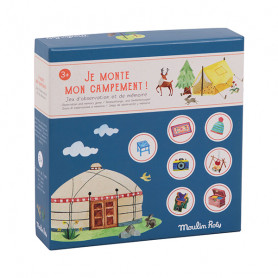 Je monte mon campement - Jeu de mémoire