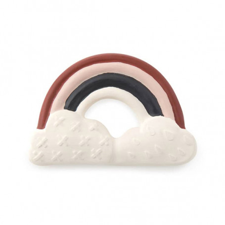 After the rain - Rainbow rubber teething ring