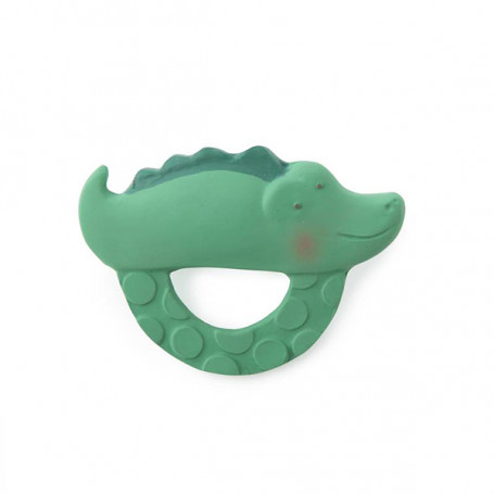 Crocodile rubber teething ring - Under my baobab