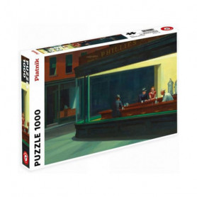 Hopper 1000 Piece Jigsaw Puzzle - Nighthawks