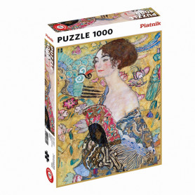Puzzle 1000 pièces Klimt - Dame à L'éventail